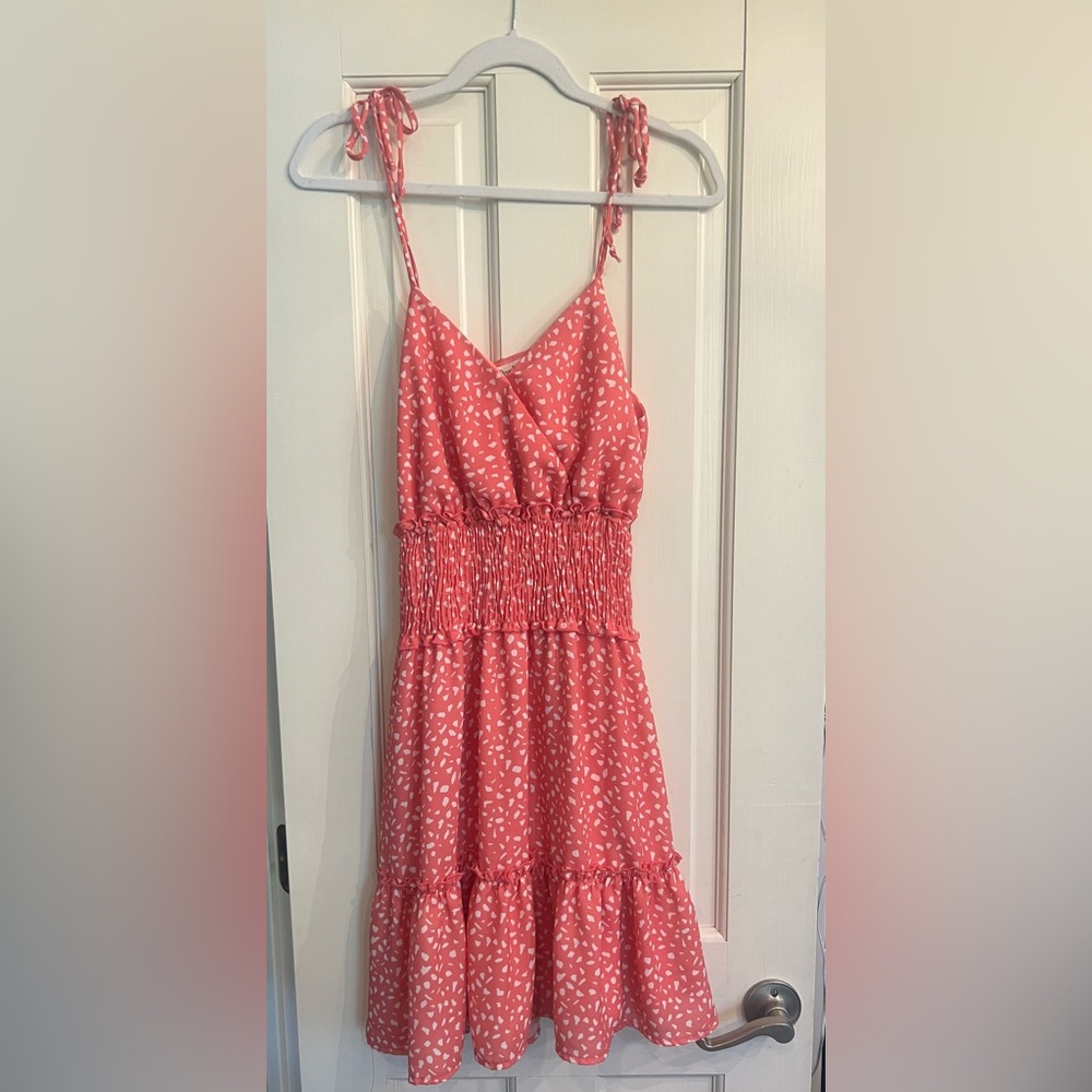 Peach Love Coral Sundress